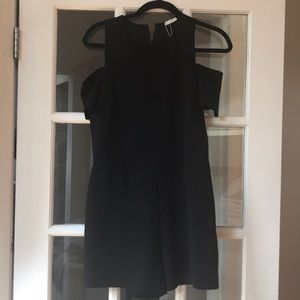 Black cold shoulder Jumper - Zara